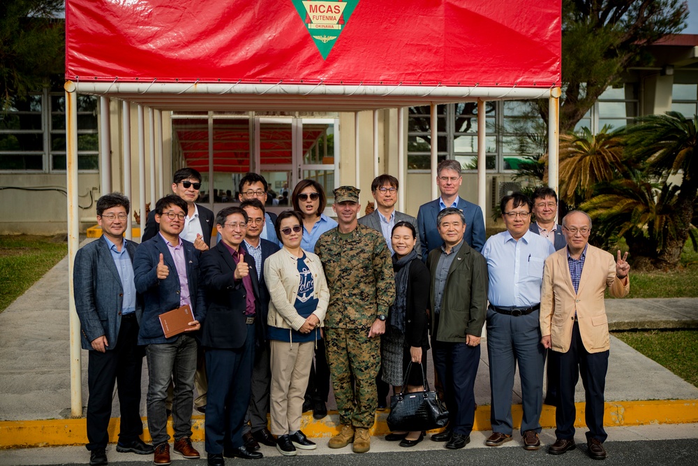 MCAS Futenma holds base visit for Republic of Korea journalists