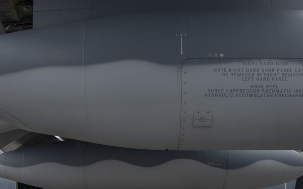 MC-130J refueled over ocean