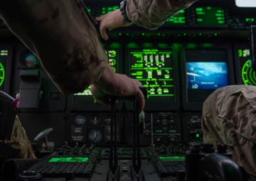 MC-130J refueled over ocean