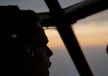 MC-130J refueled over ocean