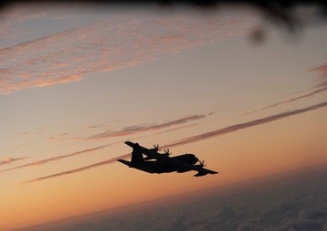 MC-130J refueled over ocean