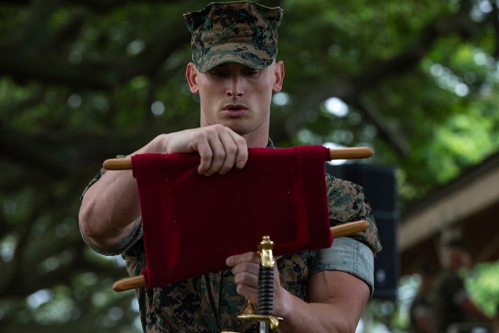 History at the Marine Corps Base Hawaii Birthday Pageant