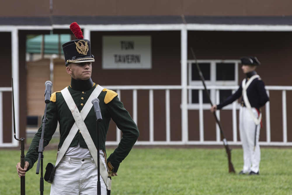History at the Marine Corps Base Hawaii Birthday Pageant