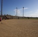 Marines with BLT 2/1 play softball during “Gunsmoke Challenge