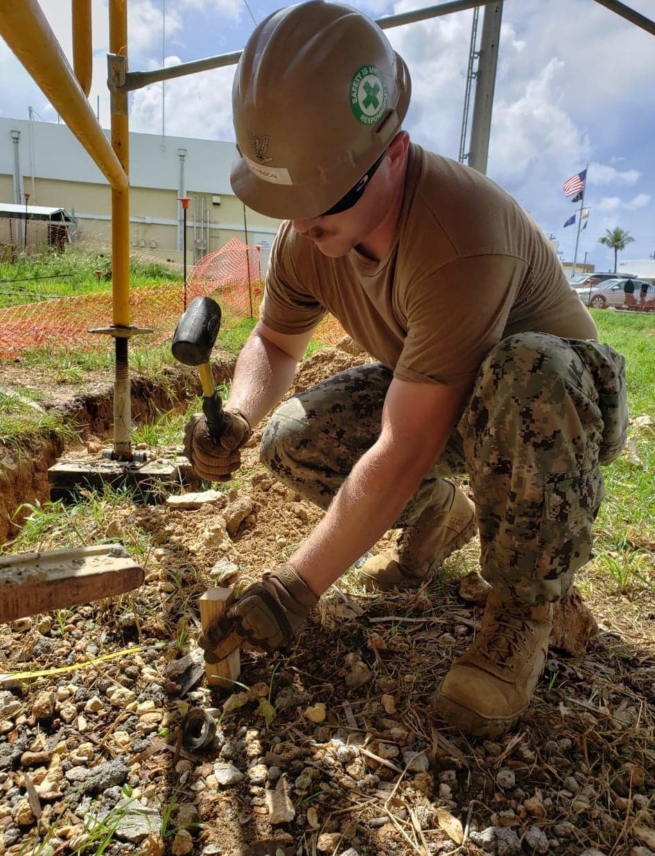 Seabees deployed with NMCB-5’s Detail Guam improve the base’s military readiness and capability