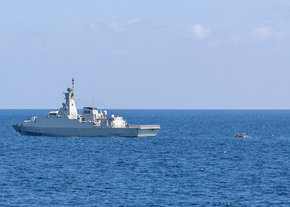 USS Normandy Participates In IMX 19