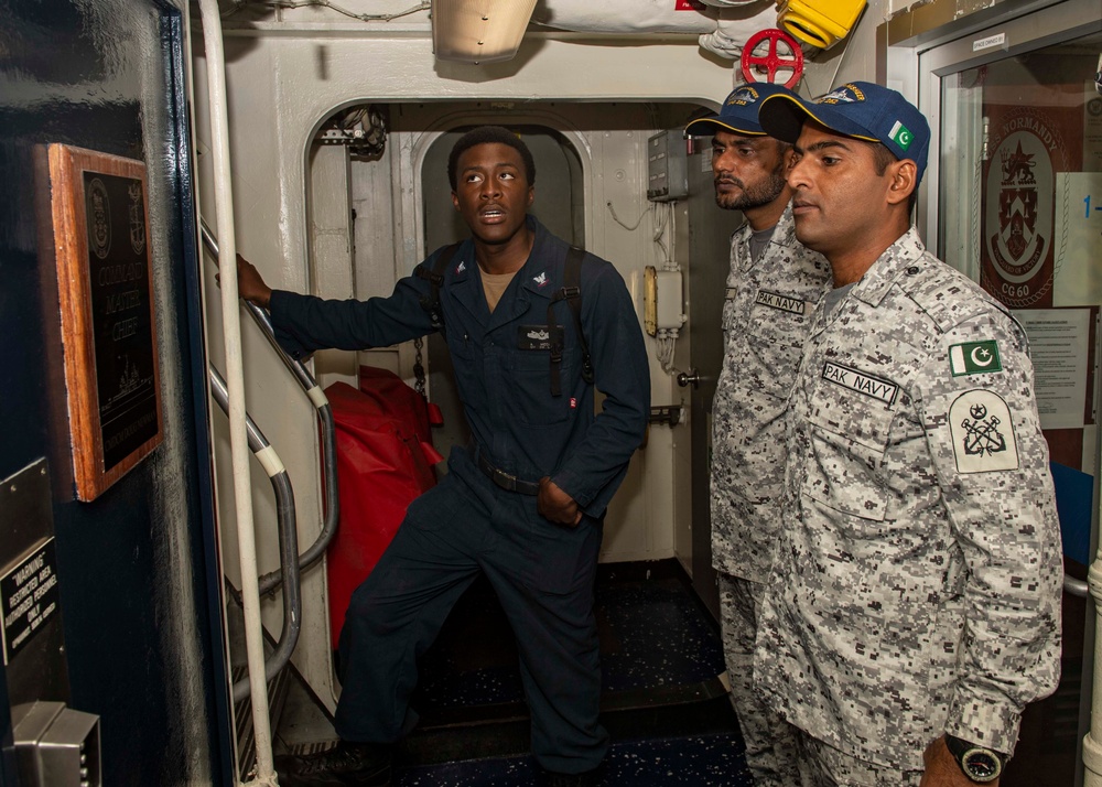 USS Normandy Participates In IMX 19