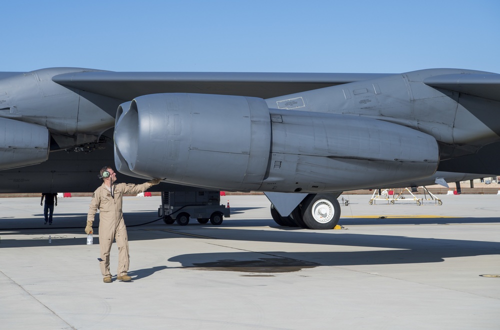 Bomber Task Force 20-1 departs Souda Bay, Greece