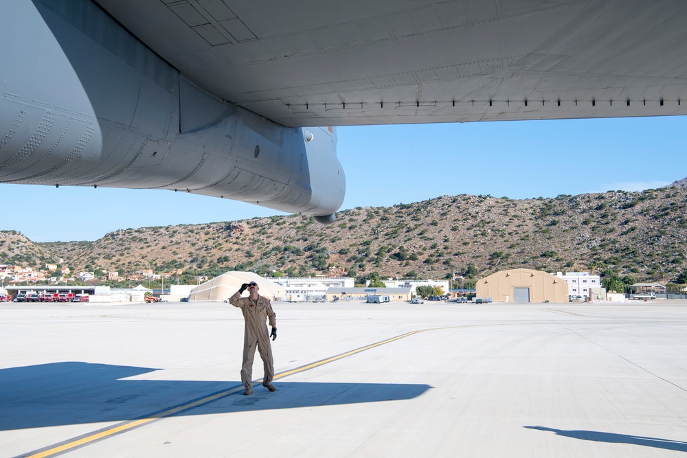 Bomber Task Force 20-1 departs Souda Bay, Greece