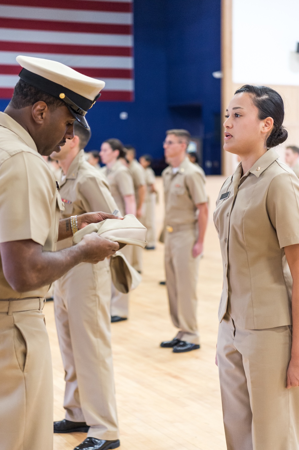 191107-N-TE695-0012 NEWPORT, R.I. (Nov. 7, 2019) -- Navy Officer Development School conducts a uniform inspection