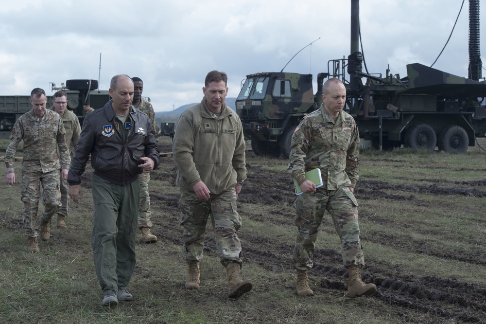 Gen. Jeff Harrigian visits Patriot Missile Battery