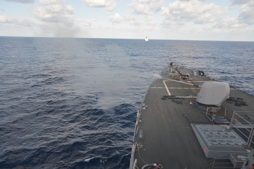 USS McFaul live-fire exercise
