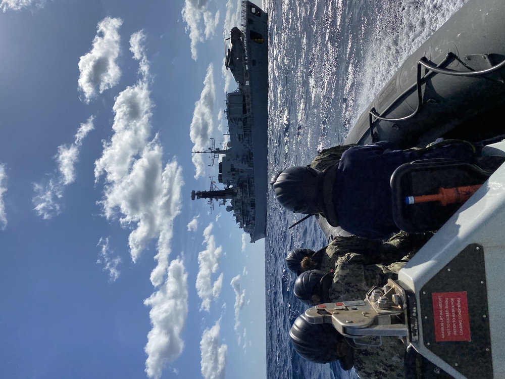 USS McFaul Sailors visit HMS Northumberland (F238)