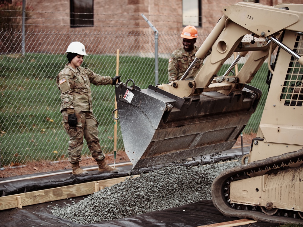 New Track at N.Y. National Guard HQ Courtesy of 1156th Engineer Company