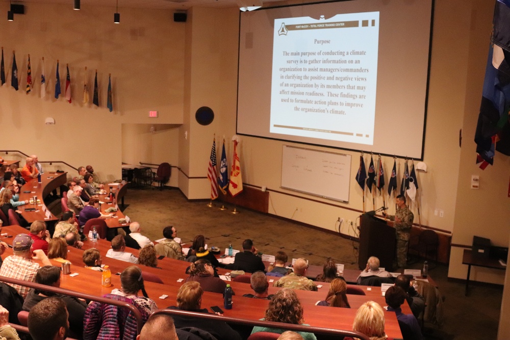 Garrison commander briefs Fort McCoy workforce on 2019 climate survey results
