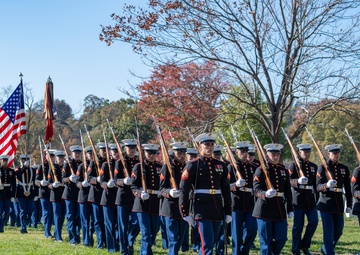 Military Funeral Honors with Funeral Escort are Conducted for U.S. Marine Corps Col. Jaime Sabater