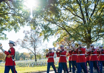 Military Funeral Honors with Funeral Escort are Conducted for U.S. Marine Corps Col. Jaime Sabater