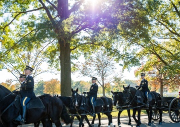 Military Funeral Honors with Funeral Escort are Conducted for U.S. Marine Corps Col. Jaime Sabater