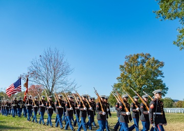 Military Funeral Honors with Funeral Escort are Conducted for U.S. Marine Corps Col. Jaime Sabater