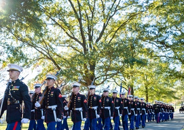 Military Funeral Honors with Funeral Escort are Conducted for U.S. Marine Corps Col. Jaime Sabater