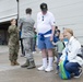 Community partners and students visit the 125th Fighter Wing