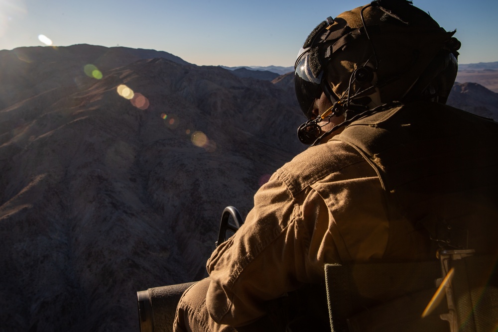 HMLA-269 supports a TRAP mission during MWX