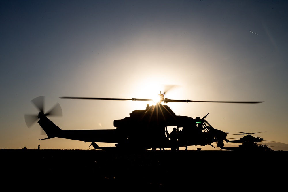 HMLA-269 supports a TRAP mission during MWX