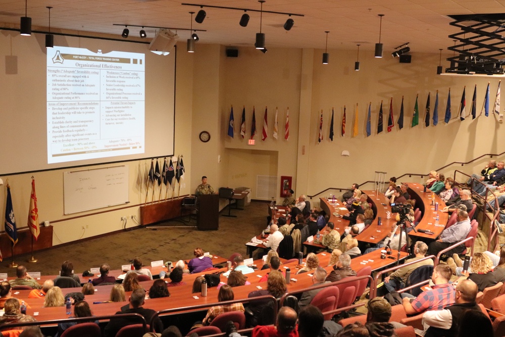 Garrison commander briefs Fort McCoy workforce on 2019 climate survey results