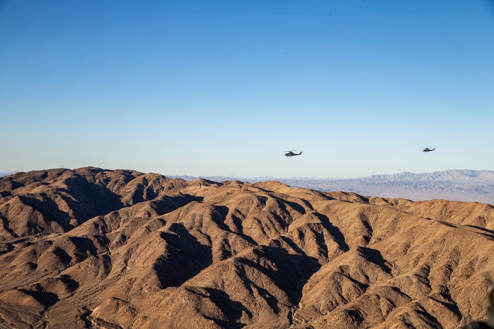 HMLA-269 supports a TRAP mission during MWX