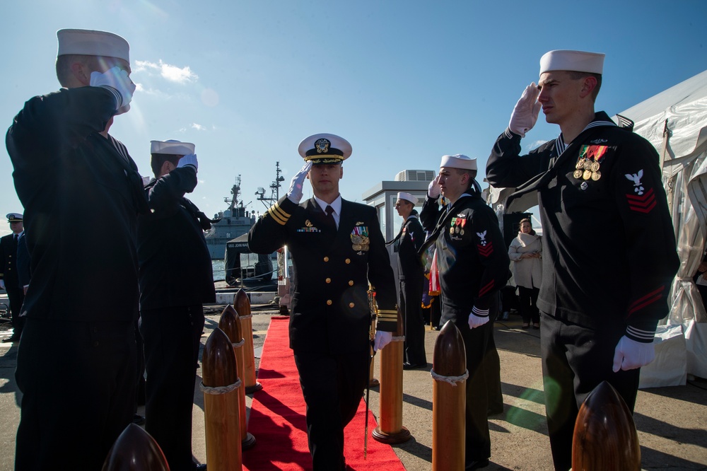 PCU Delaware Holds Boat's First Change of Command