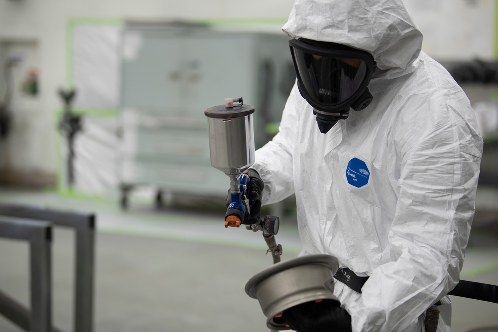 Fabrication flight paints to prevent corrosion