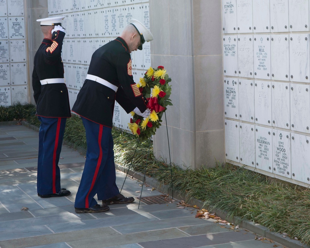 Wreath-laying ceremony honors Marine Corps veterans’ Honor, Courage, Commitment
