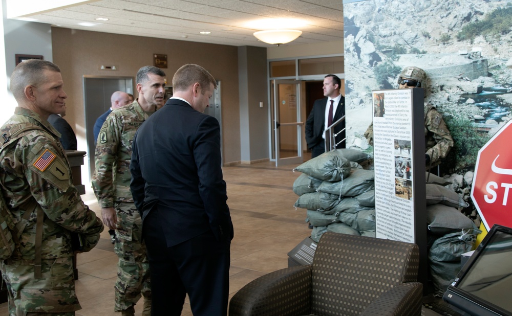Secretary of the Army and Sgt. Maj. of the Army visit Fort Carson