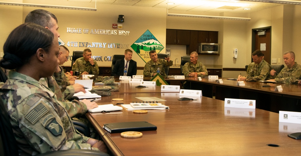 Secretary of the Army and Sgt. Maj. of the Army visit Fort Carson