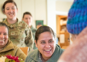 Airmen thank WWII vet for legacy of service on her 102nd birthday