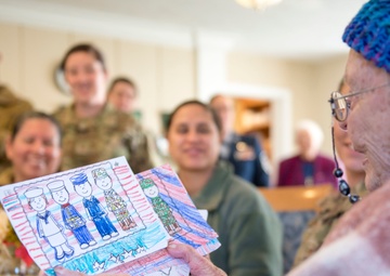 Airmen thank WWII vet for legacy of service on her 102nd birthday