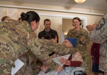 Airmen thank WWII vet for legacy of service on her 102nd birthday