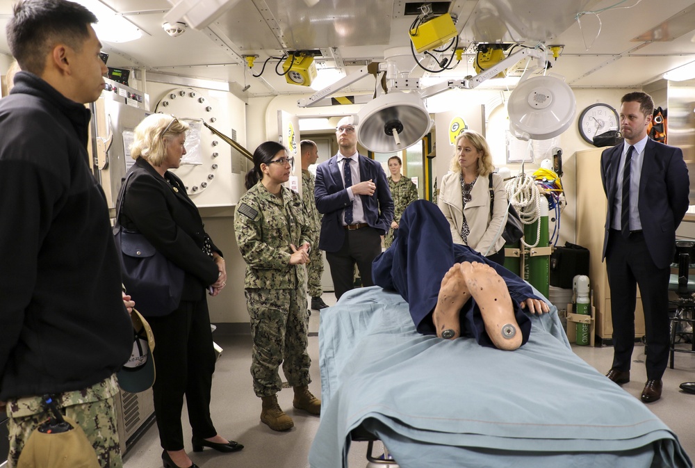 USS Green Bay (LPD 20) U.S. Congressional Staff Tour