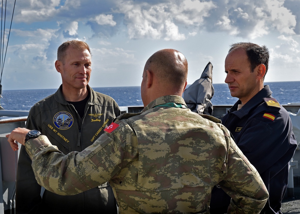 USS Mount Whitney (LCC 20) Exercise Trident Jupiter 2019