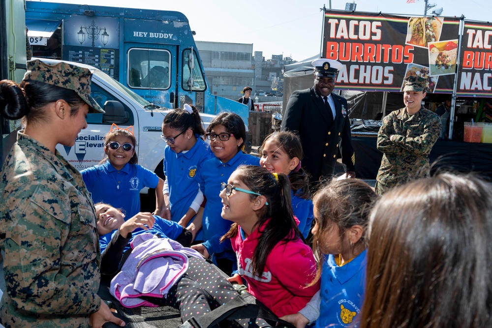 STEM student day during  Fleet Week San Diego 2019