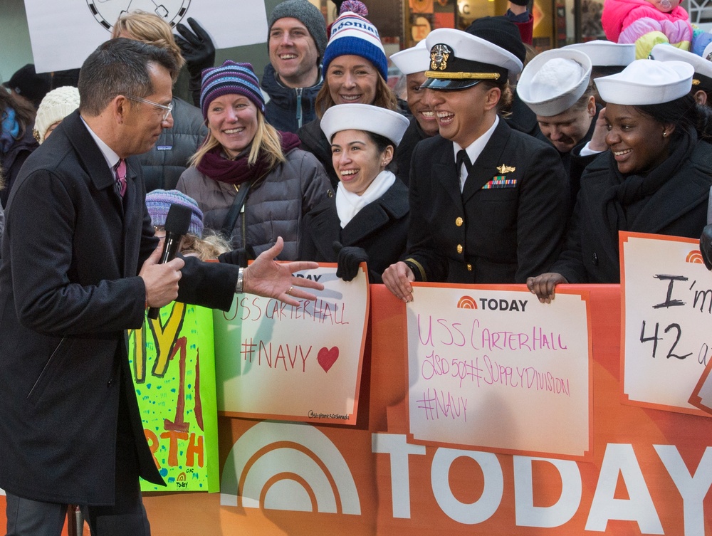 Navy visits Today Show