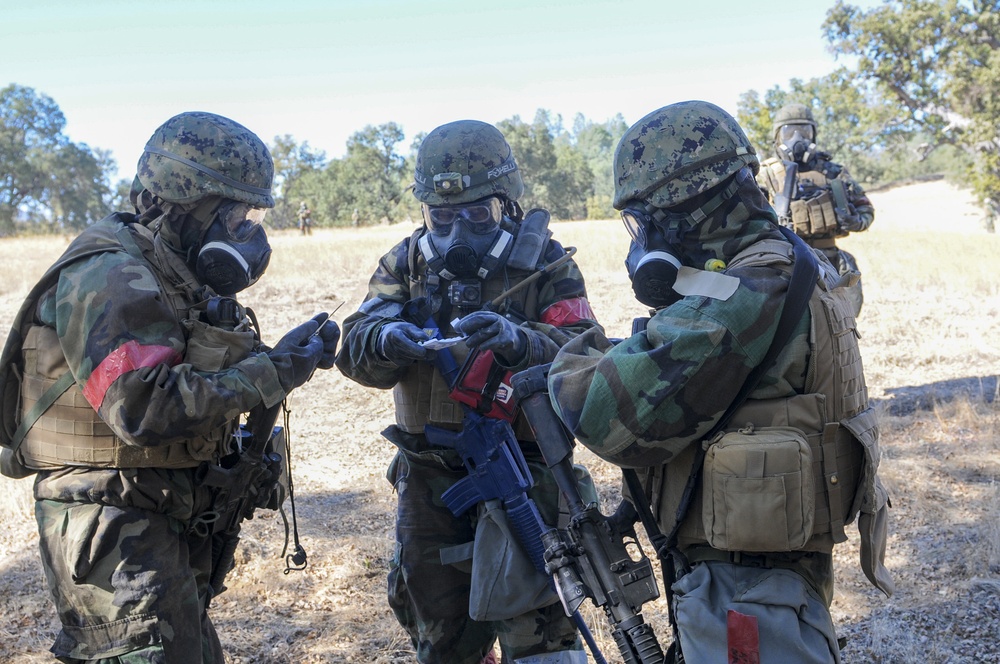NMCB-3 Seabees Respond to Simulated CBR Attack