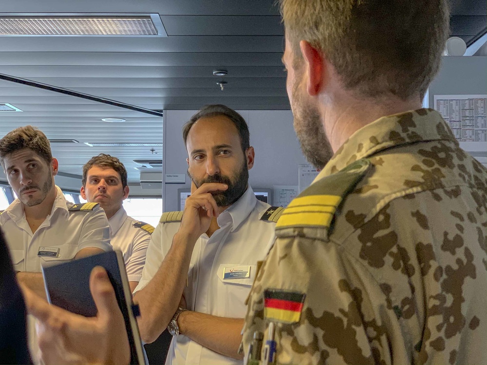 U.S. and NATO Partners Conduct Visit Aboard Cruise Ship as part of IMX 19