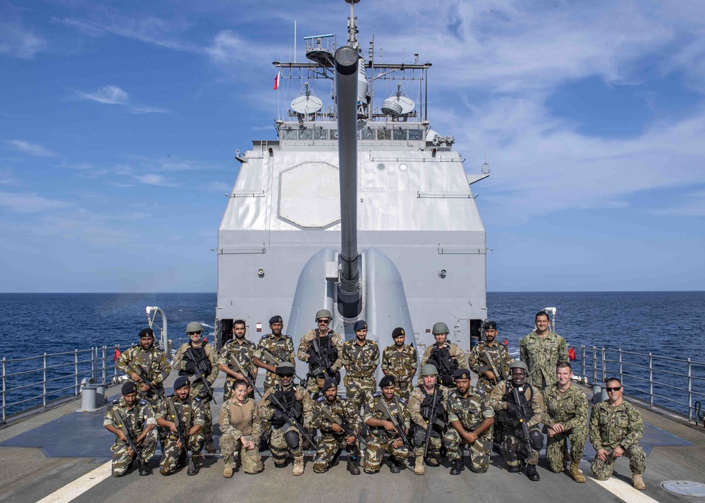 USS Normandy Participates In IMX 19