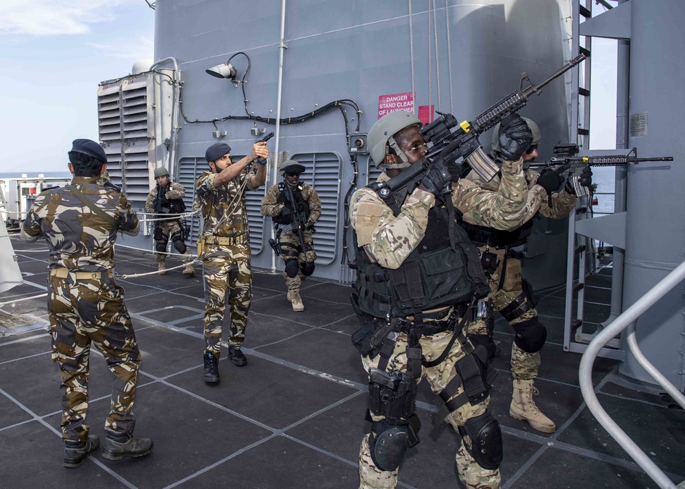 USS Normandy Participates In IMX 19