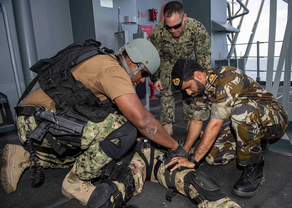 USS Normandy Participates In IMX 19