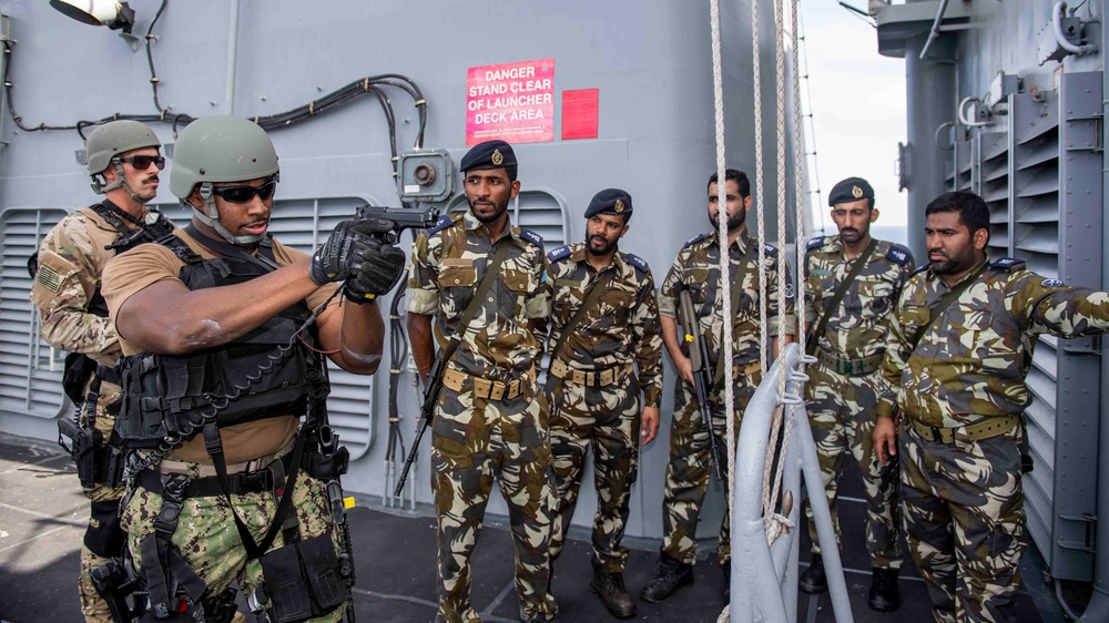 USS Normandy Participates In IMX 19