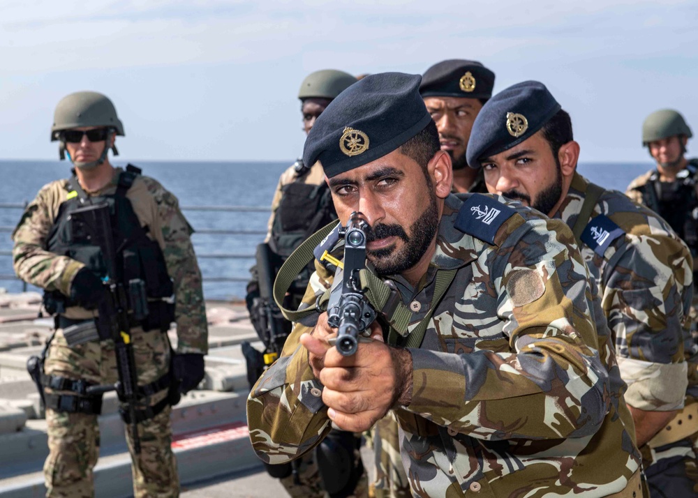 USS Normandy Participates In IMX 19