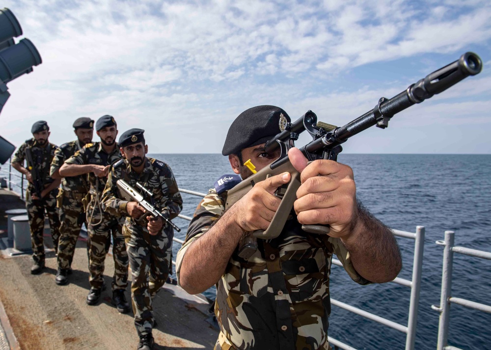 USS Normandy Participates In IMX 19