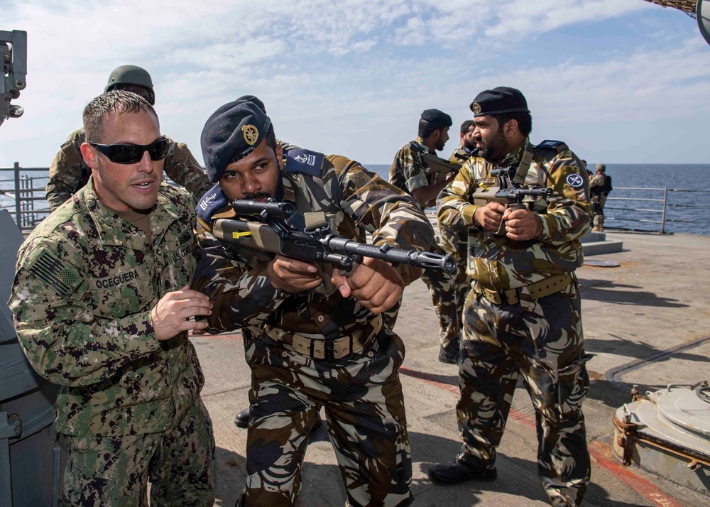 USS Normandy Participates In IMX 19